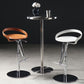 Taburetes modernos de barra ajustable taburetes de barra de respaldo de cuero para comedor