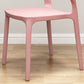 Silla de plástico moderna abierta silla de comedor interior para comedor para comedor