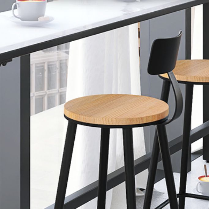 Glam Rectangle Bar Table Set 1/4/7 Pcs Iron Frame Bar Table and Upholstered Stools Clearhalo 'Bar Furniture' 'furn' 'furn_home_bar_bar_sets' 'Furniture' 'Home Bars & Bar Sets' 'home_bar_bar_sets' 'Kitchen & Dining Furniture' 1200x1200_d3ff8430-1827-42bf-aa09-9572ad412f15