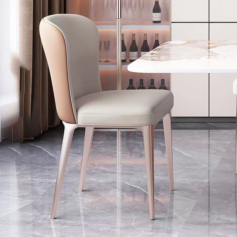 Kitchen Side Chair Metal Legs Upholstered Armless Dining Chair Clearhalo 'Dining Chairs' 'Dining Tables & Seating' 'dining_chair' 'furn' 'furn_dining_chair' 'Furniture' 'Kitchen & Dining Furniture' 1200x1200_d4003447-cfd3-4898-9d0e-d12633b911e5