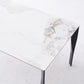 1/4/5/6/7 stukken Moderne rechthoek Dinerset Sintered Stone Top Dinette Table Set