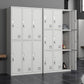 Metal Gray Cabinet for Bathroom Contemporary Storage Cabinet with Hinged Doors Clearhalo 'Armoires & Wardrobes' 'armoires_wardrobes' 'Bedroom Furniture' 'furn' 'furn_armoires_wardrobes' 'Furniture' 1200x1200_d4050657-8694-41fb-804c-24cd4f0811a0