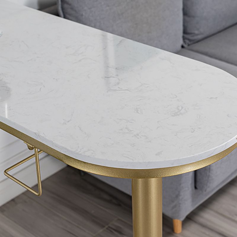 Modernes Bartisch-Set, 1/3-teilig, Tresenset aus Kunstmarmor für das Esszimmer