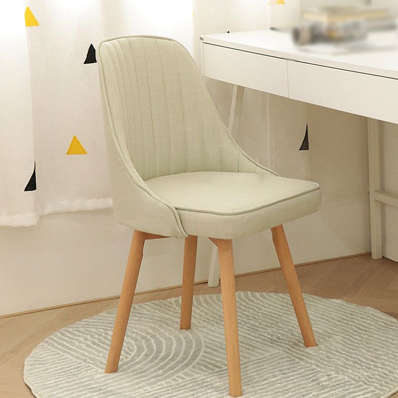 Modern Wooden Chairs Upholstered Solid Back Armless Chair for Home Use Clearhalo ' kitchen&dining_furn' 'Dining Chairs' 'Dining Tables & Seating' 'dining_chair' 'Furniture' 'furniture_dining_chair' 'Kitchen & Dining Furniture' 'kitchen' 1200x1200_d405d08a-b6af-4eea-a07a-a1ba4638ba97