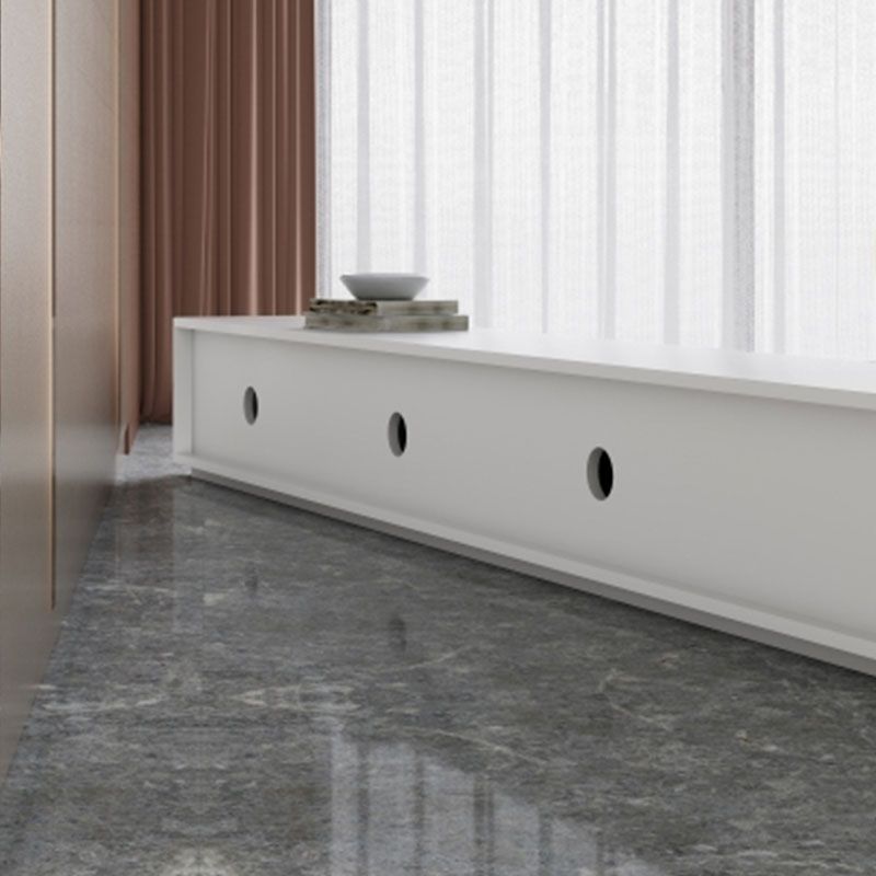 Consola de televisión de TV contemporánea Solid Wood TV Media Stand with Drains