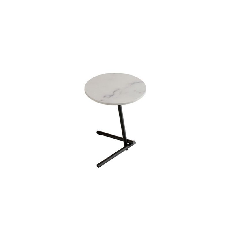 Pedestal Round End Table Minimalist Side End Table for Living Room Clearhalo 'Coffee & Accent Tables' 'End & Side Tables' 'end_side_tables' 'furn' 'furn_end_side_tables' 'Furniture' 'Living Room Furniture' 1200x1200_d40772d8-4ea8-413c-8bf2-dadd9a3af8bb