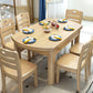 Dining Room Extendable Dinner Table Rubberwood 4 Legs Dining Table