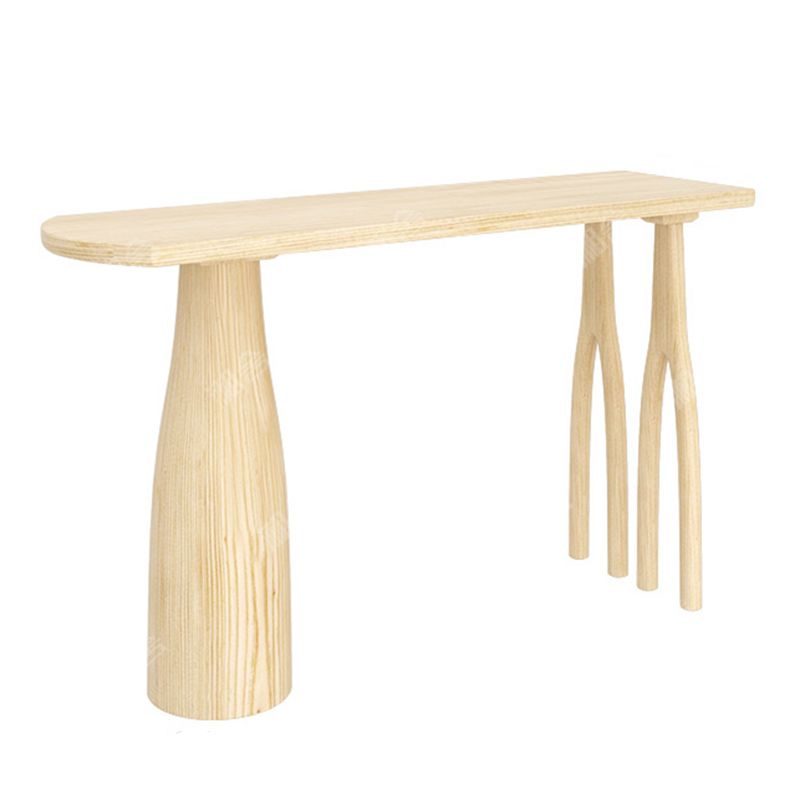 Contemporary Style Wood Bar Table 1/2 Pieces Bar Table Set for Home Use Clearhalo 'Bar Furniture' 'furn' 'furn_home_bar_bar_sets' 'Furniture' 'Home Bars & Bar Sets' 'home_bar_bar_sets' 'Kitchen & Dining Furniture' 1200x1200_d40bb8ea-4b11-4220-98ae-96adb72bc052