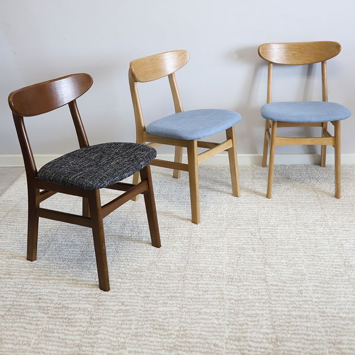 Contemporary Style Wood Side Dining Chairs Open Back Dining Armless Chairs Clearhalo ' kitchen&dining_furn' 'Dining Chairs' 'Dining Tables & Seating' 'dining_chair' 'furn' 'furn_dining_chair' 'Furniture' 'furniture_dining_chair' 'Kitchen & Dining Furniture' 'kitchen' 1200x1200_d40cab19-4945-4003-9f44-4699ea2f16a0