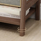 Wooden Ladder Bookshelf Modern Style Open Back Bookcase for Home Office