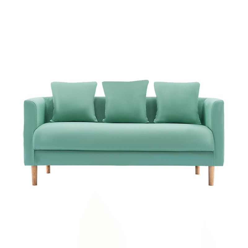 Sofa with 3 Pillows 3 Seater Polish Finish Seating for Bonus Room Clearhalo 'Furniture' 'furniture_sofas' 'kitchen' 'kitchen_sofas' 'Living Room Furniture' 'Sofa' 'sofas' 1200x1200_d40e154a-4eaa-42d8-b771-05692bc554a9