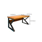 Eigentijdse rechthoekige computerbureau Home Solid Wood Office Desk