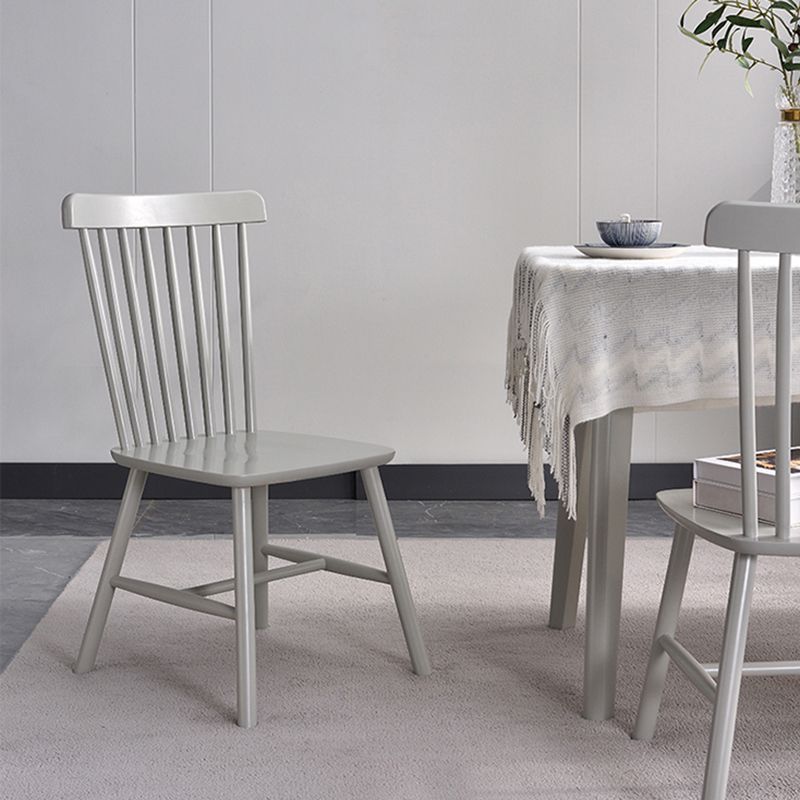 Contemporary Rubberwood Side Chair Wood Windsor Back Dining Chair (Set of 2) Clearhalo ' kitchen&dining_furn' 'Dining Chairs' 'Dining Tables & Seating' 'dining_chair' 'furn' 'furn_dining_chair' 'Furniture' 'furniture_dining_chair' 'Kitchen & Dining Furniture' 'kitchen' 1200x1200_d4142371-5f6a-4866-bc23-6d34d06e6aba