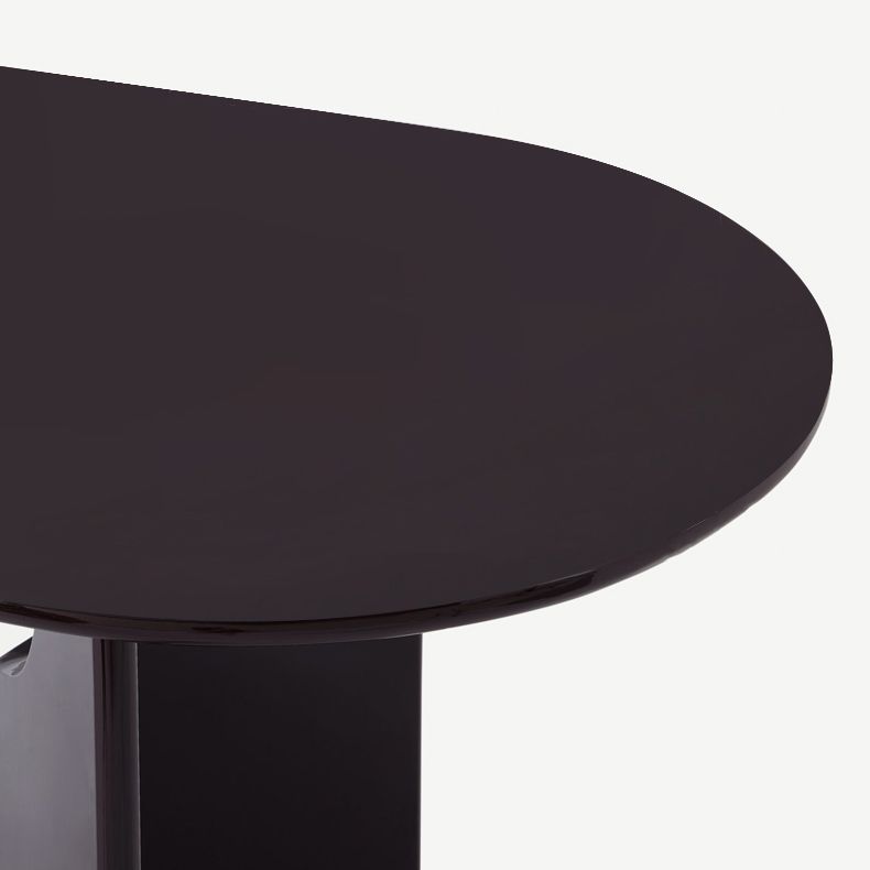 Modern Indoor Wood Table for Restaurant Oval Dining Table with Double Pedestal Base Clearhalo ' dining_table' 'Dining Tables & Seating' 'Dining Tables' 'furn' 'furn_dining_table' 'Furniture' 'furniture_dining_table' 'Kitchen & Dining Furniture' 'kitchen&dining_furn' 'kitchen' 'kitchen_dining_table' 1200x1200_d4142575-dda1-4ffc-b975-e2ab0937fbf5