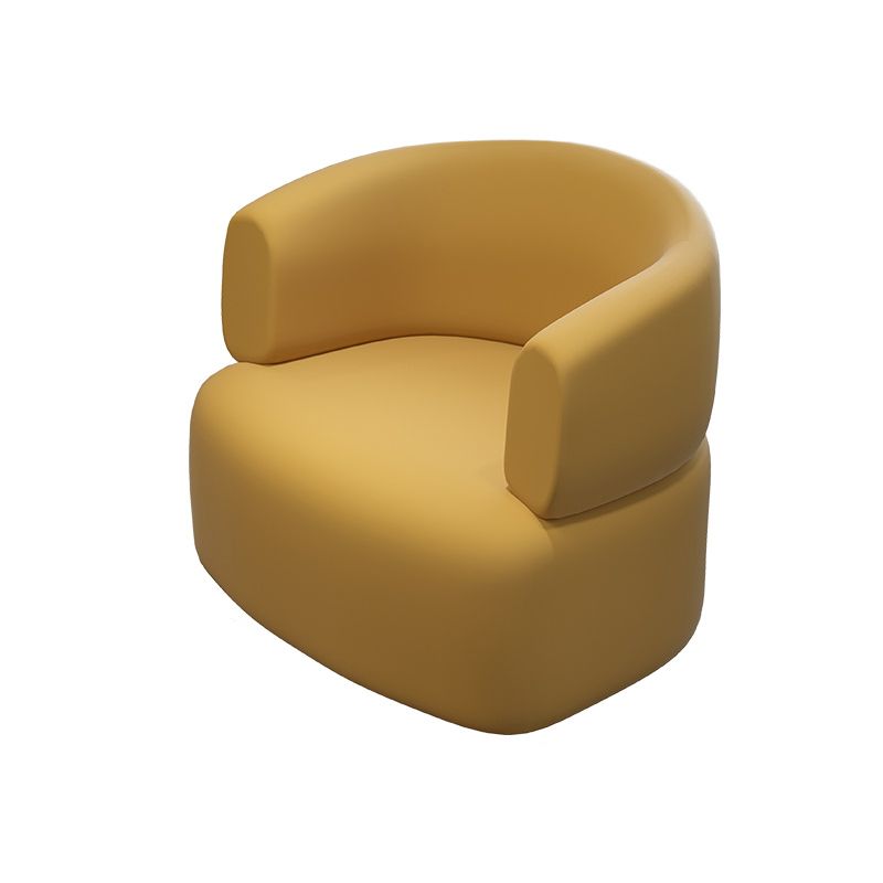 Sofá estándar contemporáneo de brazo de cuero de cuero sintético para sala de estar para sala de estar