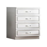 引き出し長方形のアクセントチェストを備えた現代の木材アクセントキャビネット