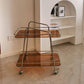 Living Room Double Tier Contemporary with Storage Glass Side Table Clearhalo 'Coffee & Accent Tables' 'End & Side Tables' 'end_side_tables' 'furn' 'furn_end_side_tables' 'Furniture' 'Living Room Furniture' 1200x1200_d4195ee5-6ccf-4ed8-ac6a-0bbb9e381a1a