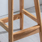 Scandinave Solid Wood Bar Taboule Back Rack Rack Counter Counter pour restaurant