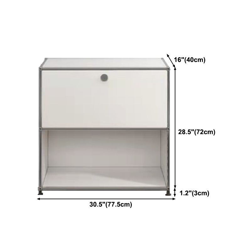 Server da pranzo in metallo moderno con cassetti credenza bianca per cucina