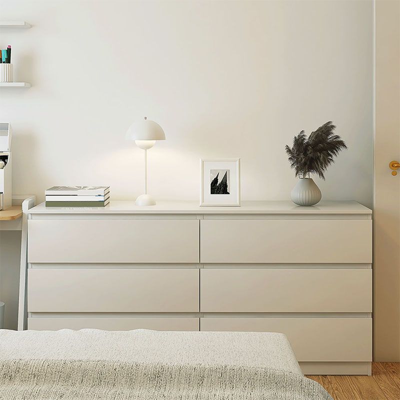 Modern Wood Storage Chest Dresser Horizontal White Dresser for Bedroom Clearhalo 'Bedroom Furniture' 'Dressers & Chests' 'dressers_chests' 'furn' 'furn_dressers_chests' 'Furniture' 1200x1200_d41d37f6-dddb-401a-a860-534cc11890d1