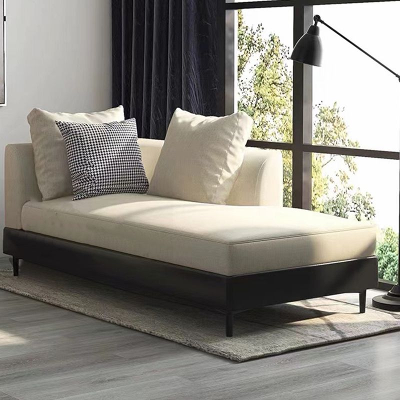 Modern Style Living Room Chaise Square Arms Upholstered Chaise Lounge Clearhalo 'Chairs & Seating' 'Chaise Lounge' 'chaise_lounge' 'furn' 'furn_chaise_lounge' 'Furniture' 'Living Room Furniture' 1200x1200_d41d6de1-9468-4408-a587-37cd5298983b