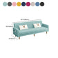 Contemporary 30.7" H Biscuit Back Sofa Square Arm Convertible Sleeper Sofa