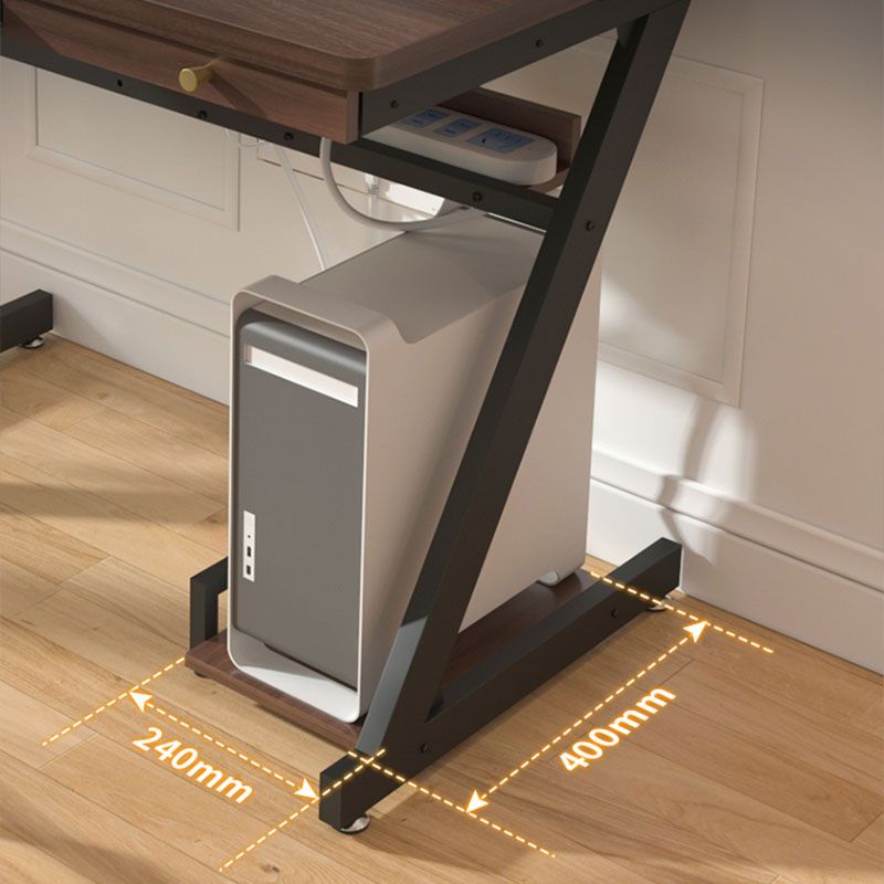 Bedroom Contemporary Computer Desk Rectangular Wooden Office Desk Clearhalo 'furn' 'furn_office_desk' 'Furniture' 'Office Desks' 'Office Furniture' 'office_desk' 1200x1200_d420ef3b-1f01-4bfd-afd0-9b12d2adf3f5