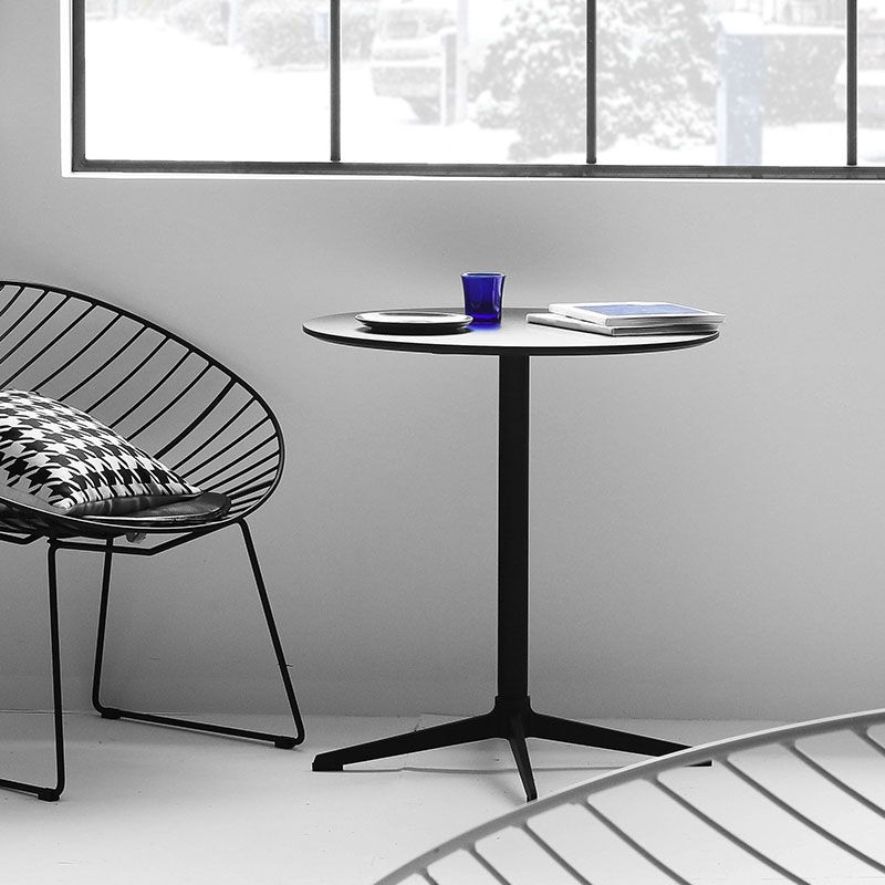 4-foot MDF Dining Site Table Industrial Style Dining Table for Dining Room Clearhalo ' dining_table' 'Dining Tables & Seating' 'Dining Tables' 'furn' 'furn_dining_table' 'Furniture' 'furniture_dining_table' 'Kitchen & Dining Furniture' 'kitchen&dining_furn' 'kitchen' 'kitchen_dining_table' 1200x1200_d4219227-1e19-4947-8ca6-82559ed8330a