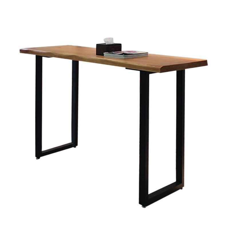 Tavolo da bar moderno di rettangolo tavolo da bar in legno massiccio per interno