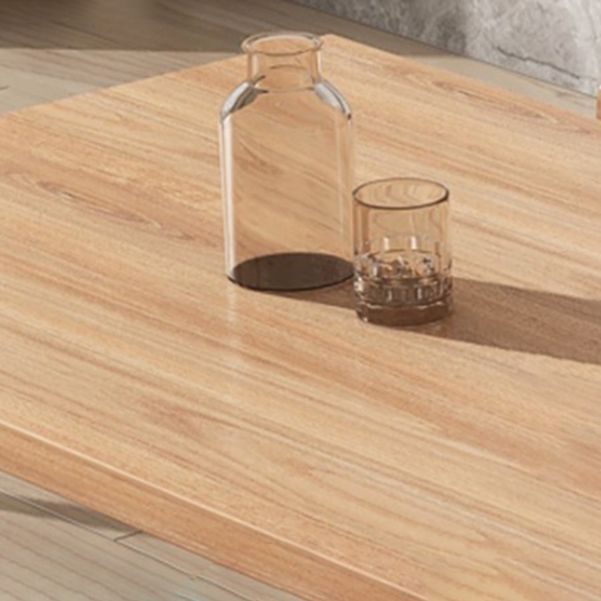 Modern Pine Solid Wood Dining Room Table 4 Legs Natural Rectangle Dining Table Clearhalo 'Dining Tables & Seating' 'Dining Tables' 'dining_table' 'furn' 'furn_dining_table' 'Furniture' 'Kitchen & Dining Furniture' 1200x1200_d425bc48-fec9-486b-8734-d4496436d07e