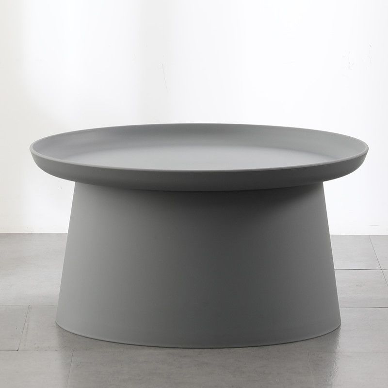 Table basse ronde moderne sur pied, table de cocktail pour le salon