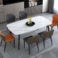Sintered Stone Modern Style Dining Table Rectangle Table with 4 Legs for Home Clearhalo ' dining_table' 'Dining Tables & Seating' 'Dining Tables' 'Furniture' 'furniture_dining_table' 'Kitchen & Dining Furniture' 'kitchen&dining_furn' 'kitchen' 'kitchen_dining_table' 1200x1200_d42ab25f-5a17-4f02-a75a-c8a1012cd93e