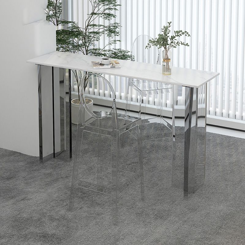 Set di tavoli da bar in pietra sinterizzato 1/3 pezzi per sala da pranzo in cucina