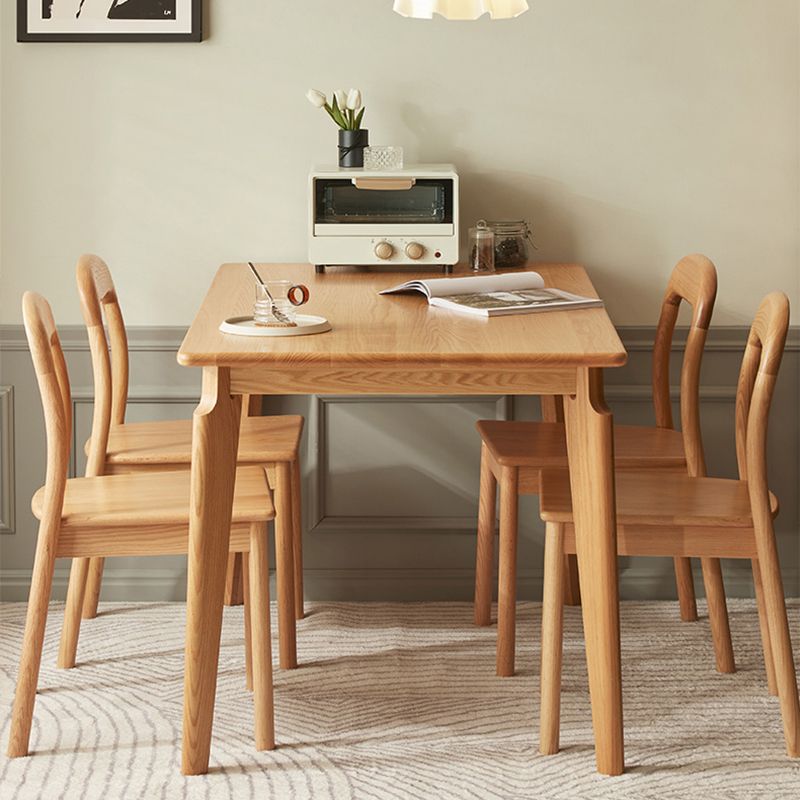 ソリッドウッドダイニングルームセットコンテンポラリー1/5ピースダイニングテーブルセット
