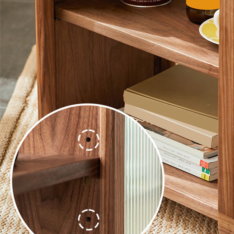 Table d'appoint contemporaine 11.8 "de large table d'accent en bois massif