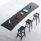 Modern Style Black Bar Stool Solid Wood Bar Stools for Dining Room