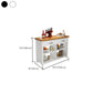 Dining Room Kitchen Island Table Modern Prep Table with Open Storage Clearhalo 'furn' 'furn_kitchen_islands_carts' 'Furniture' 'Kitchen & Dining Furniture' 'Kitchen Islands & Carts' 'kitchen_islands_carts' 1200x1200_d4343b45-f9f8-4c23-9f58-a403a7333881