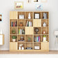 Closed Back Wood Bookshelf Scandinavian Style Bookcase for Home Office Clearhalo 'Bookcases' 'furn' 'furn_bookcases' 'Furniture' 'furniture_bookcases' 'kitchen' 'kitchen_bookcases' 'Living Room Furniture' 'Office Furniture' 1200x1200_d439ba85-2a90-42e6-a6e5-e90e09e59306