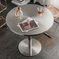 Metal Contemporary Sliver Dining Table Stainless Steel Dining Table with Pedestal Base Clearhalo ' dining_table' 'Dining Tables & Seating' 'Dining Tables' 'furn' 'furn_dining_table' 'Furniture' 'furniture_dining_table' 'Kitchen & Dining Furniture' 'kitchen&dining_furn' 'kitchen' 'kitchen_dining_table' 1200x1200_d43a3e99-37fa-4765-8821-3370022bc04c