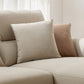 Contemporary Sewn Pillow Back Square Arm Sofa For Living Room