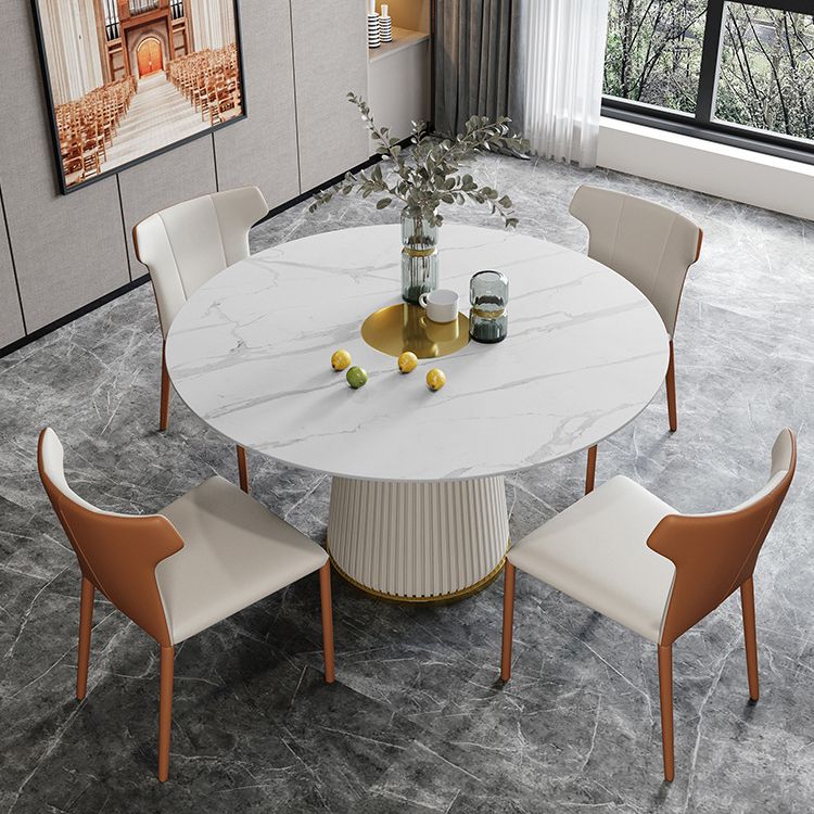 1/3/4/5/7 Pcs Metal Modern Dining Room Set with Round Pedestal Base Table Dinette Set Clearhalo 'Dining Room Sets' 'Dining Tables & Seating' 'dining_room_set' 'furn' 'furn_dining_room_set' 'Furniture' 'furniture_dining_room_set' 'Kitchen & Dining Furniture' 'kitchen&dining_furn' 'kitchen' 1200x1200_d43d1d70-e356-43cd-972c-bb1da00626a5