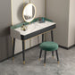 Vanity Set with 2 Storage Drawers Green Make-up Vanity, 15.74" Wide