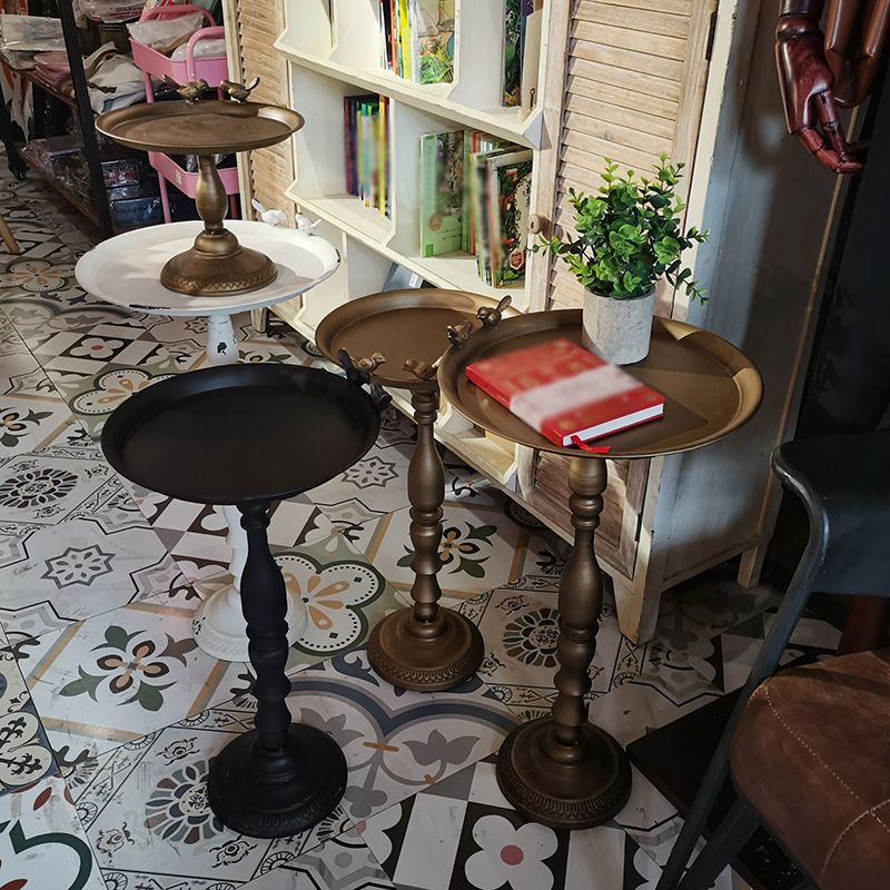 Tavolo laterale superiore del vassoio mentale rotondo tavolo da estremità angosciata