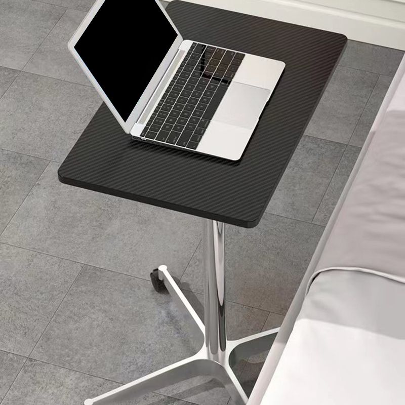 Escritorio de pie de madera artificial con ruedas de ruedas de ruedas para dormitorio para dormitorio