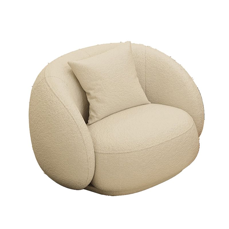 Sofá de sofá con brazo empotrado de lana 29.53 "Alto para sala de estar