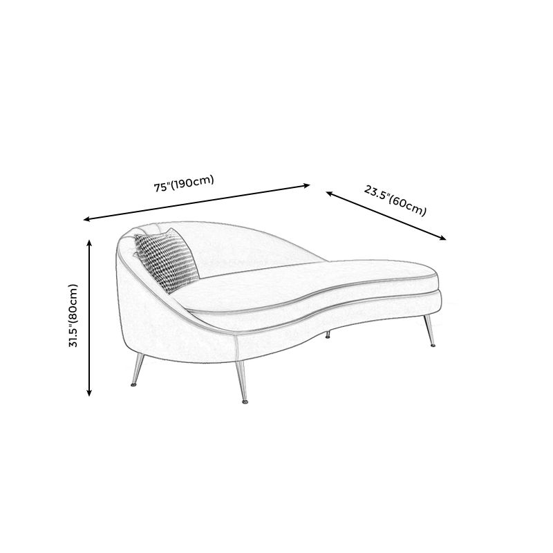 Glam Velvet 4-seat Sofa Curved Tight Back 74.80"W Sofa for Living Room Clearhalo 'furn' 'furn_sofas' 'Furniture' 'furniture_sofas' 'kitchen' 'kitchen_sofas' 'Living Room Furniture' 'Sofa' 'sofas' 1200x1200_d44046f4-a53c-4e96-a58e-db9e95dbc1cf