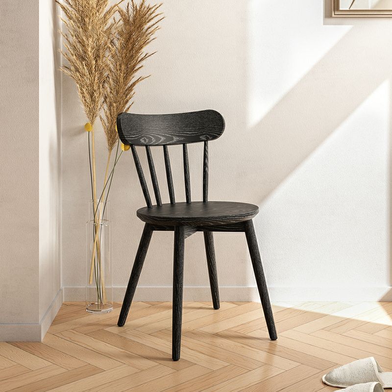 Zeitgenössischer Massivholz Windsor Essstuhl für Esszimmer