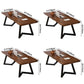 Rectangle Double Pedestal Industrial Dining Table Wood Color Fixed Table of Solid Wood Clearhalo ' dining_table' 'Dining Tables & Seating' 'Dining Tables' 'furn' 'furn_dining_table' 'Furniture' 'furniture_dining_table' 'Kitchen & Dining Furniture' 'kitchen&dining_furn' 'kitchen' 'kitchen_dining_table' 1200x1200_d4410fa3-afbc-4826-89a1-d578893ce0bf