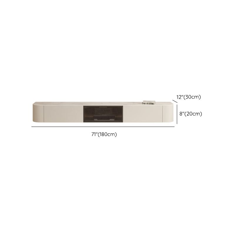 Contemporary Media Console Floating TV Media Console with Drawers Clearhalo 'furn' 'furn_tv_stands_entertainment_centers' 'Furniture' 'Living Room Furniture' 'TV Stands & Entertainment Centers' 'TV Stands & Media Storage Furniture' 'tv_stands_entertainment_centers' 1200x1200_d441f611-88d6-445b-968a-2412ab377aa3