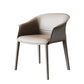 Modern Style Arm Chair Metal Solid Back Dining Room Chair for Kitchen